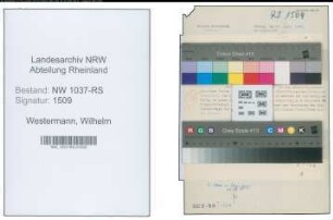 Entnazifizierung Wilhelm Westermann , geb. 00.00.0000 (Rektor)