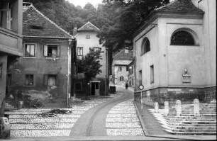 Laibach, Ljubljana: Aufgang zur Burg