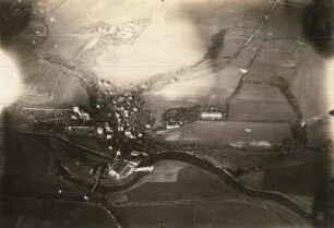 Technitz, Luftaufnahme : Technitz heute Ortsteil von Döbeln. Luftbild