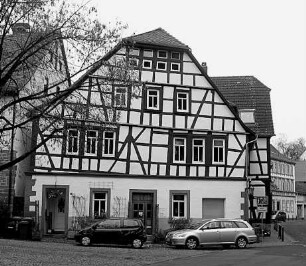 Wohnhaus, Fachwerk; Gelnhausen, Am Steinbrunnen 2