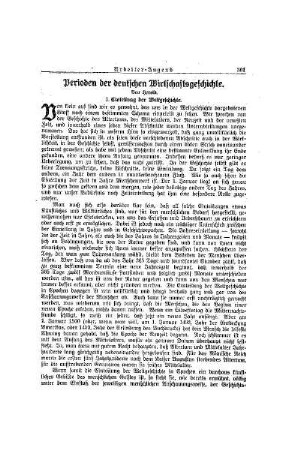 Perioden der deutschen Wirtschaftsgeschichte