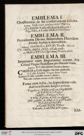 Emblema (I. - XXXV.)