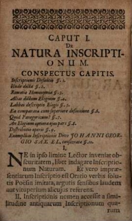 Christ. Weisii De poesi hodiernorum politicorum sive de argutis inscriptionibus : libri II ...