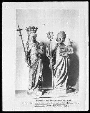 Muttergottes und heilger Wolfgang
