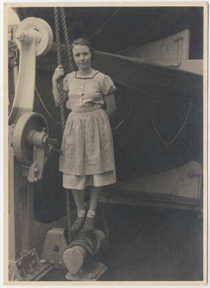 Elma Schmieder in Monte Rosa, Argentien 1936