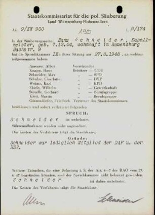 Schneider, Hans