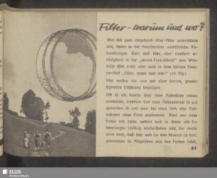Filter - warum und wo?