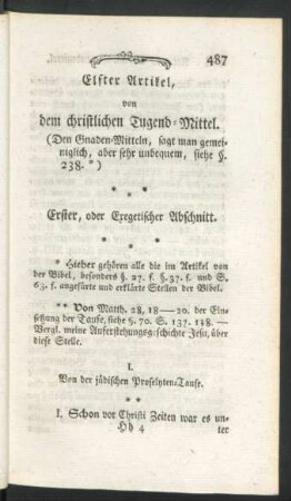 Elfter Artikel, von dem christlichen Tugend-Mittel