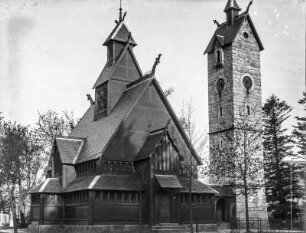 Kirche Wang : Die norwegische Stabkirche Wang in Karpacz.