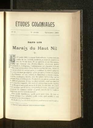 Dans Les Marais du Haut Nil.