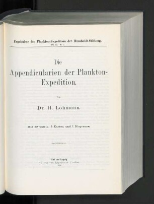 Bd 2,E,c: Die Appendicularien der Plankton-Expedition