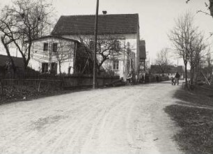 Dorfstraße : Börnchen. Dorfstraße mit Stellmacherei