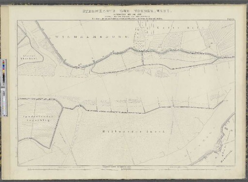Blatt III. : Grosser Stackort. Wilhelmsburg. Kalte Hofe. Spadenlander Ausschlag. Billwärder Insel. Moorfleth.