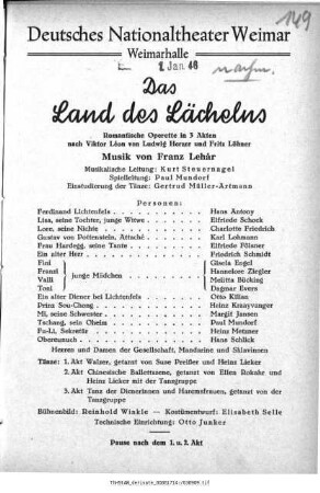 Das Land des Lächelns