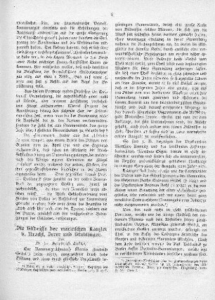 Die Bildnisse der märkischen Kanzler v. Kracht, Zerer und Stublinger