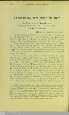 Lebensläufe verdienter Meißner