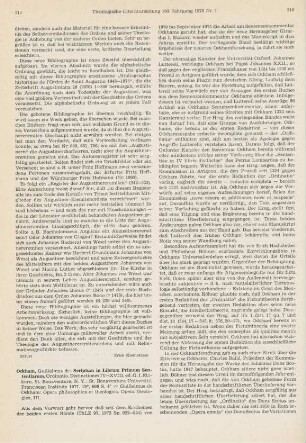 515-517 [Rezension] Scriptum in librum primum sententiarum ordinatio