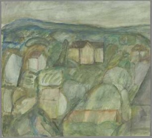 Ohne Titel [Häuser im Grünen]
