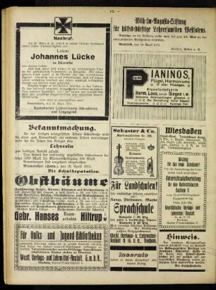 Nachruf : [Johannes Lücke]
