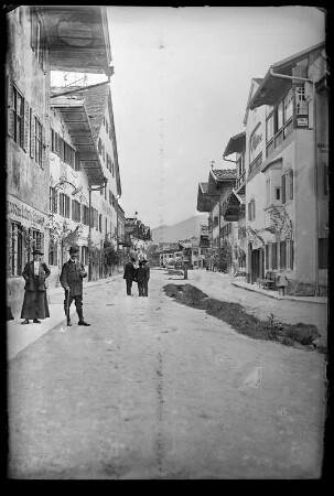 Mittenwald. Straßenansicht