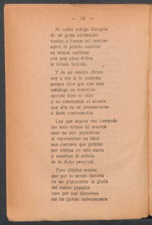 [Carta a el noble colega Vázquez]