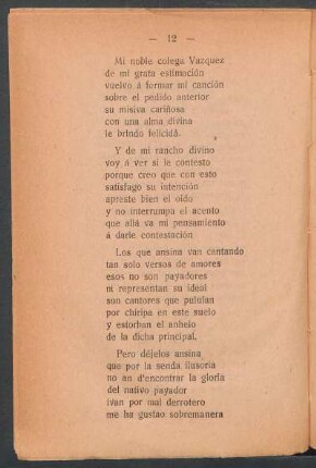 [Carta a el noble colega Vázquez]