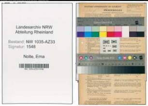 Entnazifizierung Erna Nolte , geb. 10.11.1906 (Kontoristin)