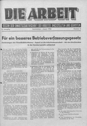 Nummer 8: August 1954