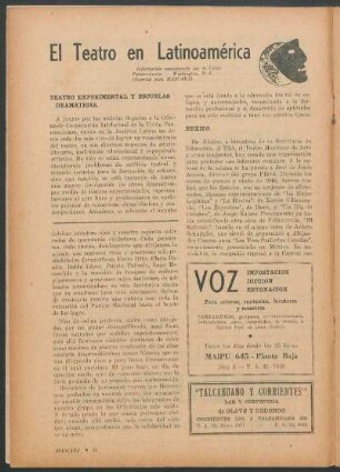 El teatro en latinoamérica