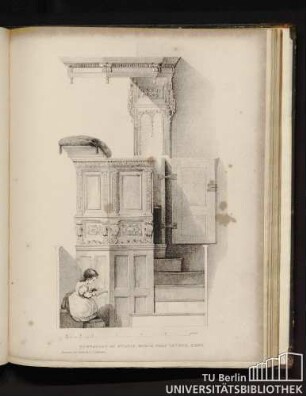 Elevation of Polpit North Grey church Kent