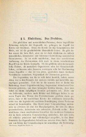 Zur Geschichte des Begriffes der Kirche