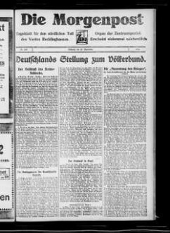 Die Morgenpost. 1924-