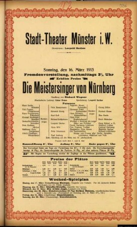 Die Meistersinger von Nürnberg