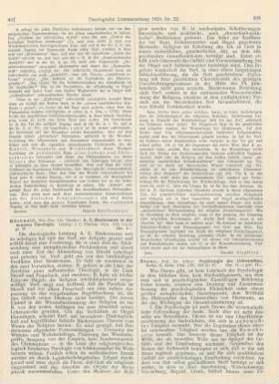 498-500 [Rezension] Drews, Arthur, Psychologie des Unbewußten