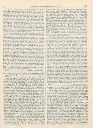 498-500 [Rezension] Drews, Arthur, Psychologie des Unbewußten