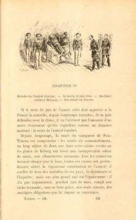 Chapitre VI. Maladie de l'amiral Courbet ...