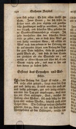 140-142, Erstens das Erwachen und Aufstehen