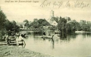Postkarte, Lagow (Łagów)