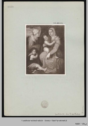 Madonna mit Christuskind, Heilige Anna und Johannesknabe