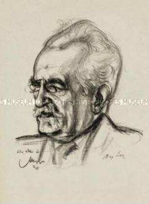 Bildnis des Historikers Max Lenz