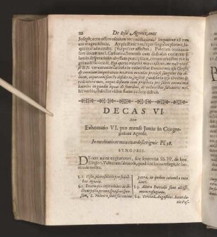 [Decas VI. - Decas XII.]