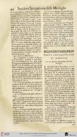 Breve descrittione di Marsala