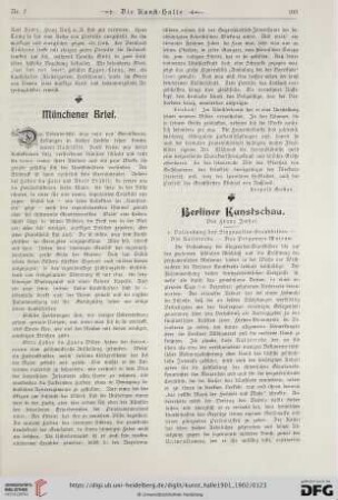 Münchener Brief