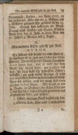 53. Mit meinem Gott geh ich zur Ruh.