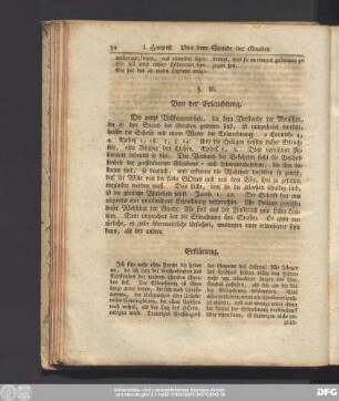 §. III. Von der Erleuchtung.