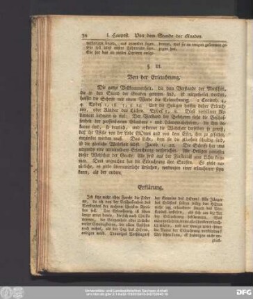 §. III. Von der Erleuchtung.