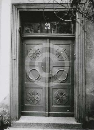Haustür von Bürgerhaus Wilhelmstraße 33 in Elbing