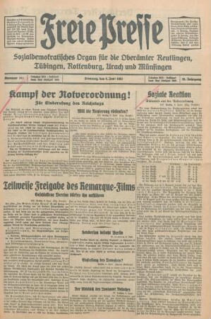 Freie Presse 1931 (Nr. 131)