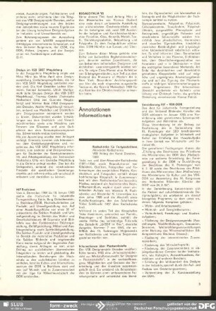 Informationen über Plastwerkstoffe : Annotationen Informationen