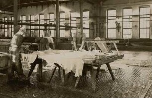Lederfabrikation, Lederwerke Stecher, Freiberg